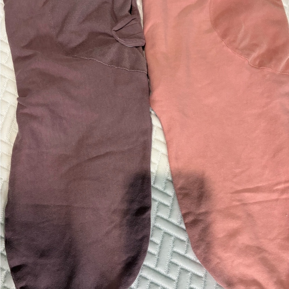 Baby Two-Pack Pink and Purple Comfycub swaddles